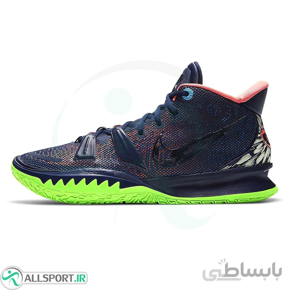 کفش بسکتبال مردانه نایک طرح اصلی Nike Kyrie 7 Navy Blue Green
