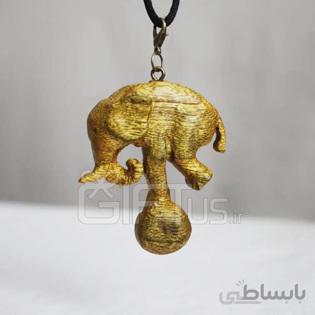 گردنبند چوبی فیل سیرک