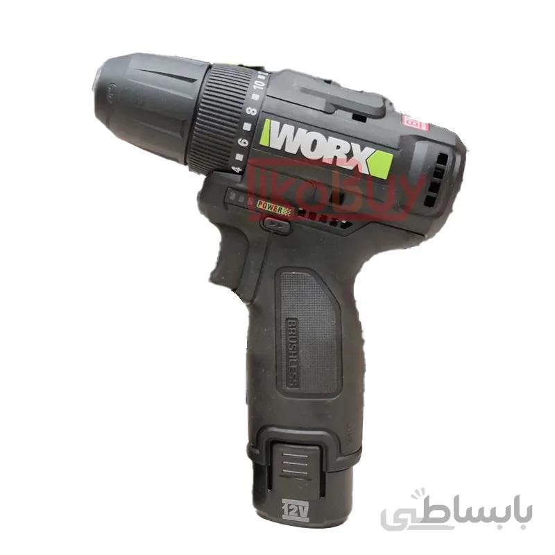 دریل شارژی 12 ولت برند ورکس مدل WE210 ا Worx WEX10 cordless drill
