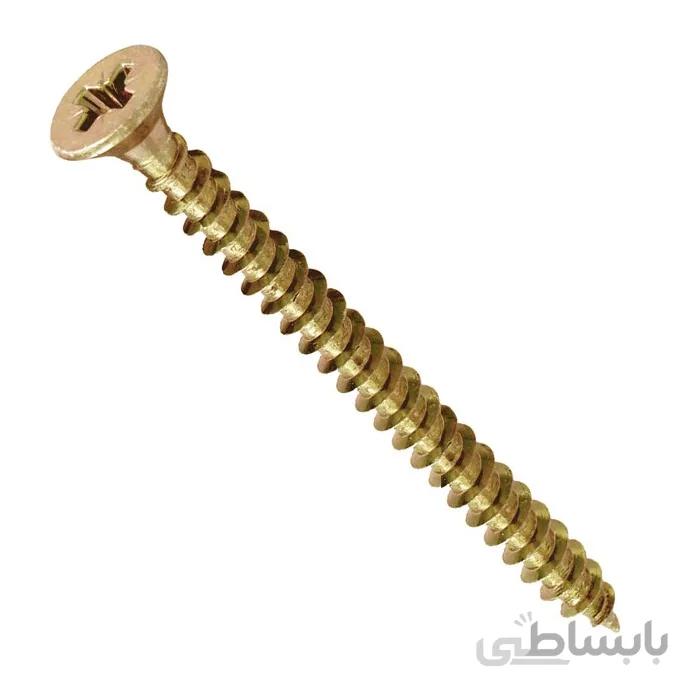 پیچ چوب 7.5 سانت چهارسو ضخامت 5.5 میلیمتر