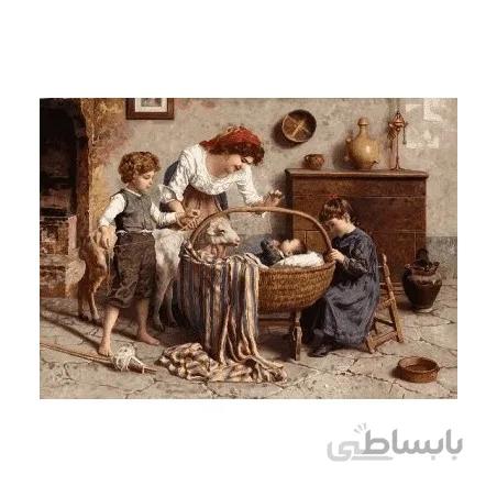 نخ و نقشه تابلو فرش فرانسوی کد 89