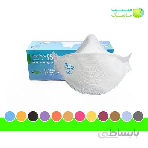 ماسک تنفسی چهار لایه سه بعدی نانو مدل کالر (۲۵ عددی) ا 3d face mask nano