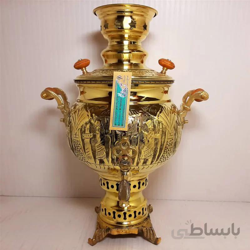 سماور برنجی 4قلم کد ۱۳۲۶۳۲۶۶۴۴۰
