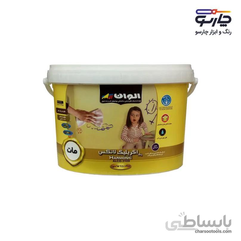 رنگ اکرلیک مات 10کیلویی الوان
