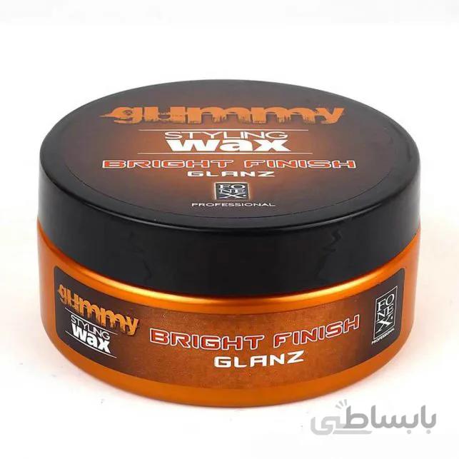 واکس موی گومی مدل مدل Bright Finish حجم 150ml ا Gummy Styling Wax Bright Finish Glanz 150ml