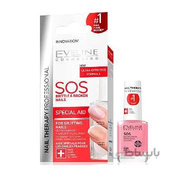 خرید تقویت کننده و رفع شکستگی ناخن فوری اولاین eveline cosmetics sos brittle and broken nail treatment multivitamin
