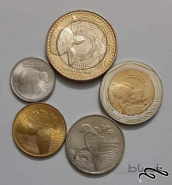 ست کامل سکه های کلمبیا