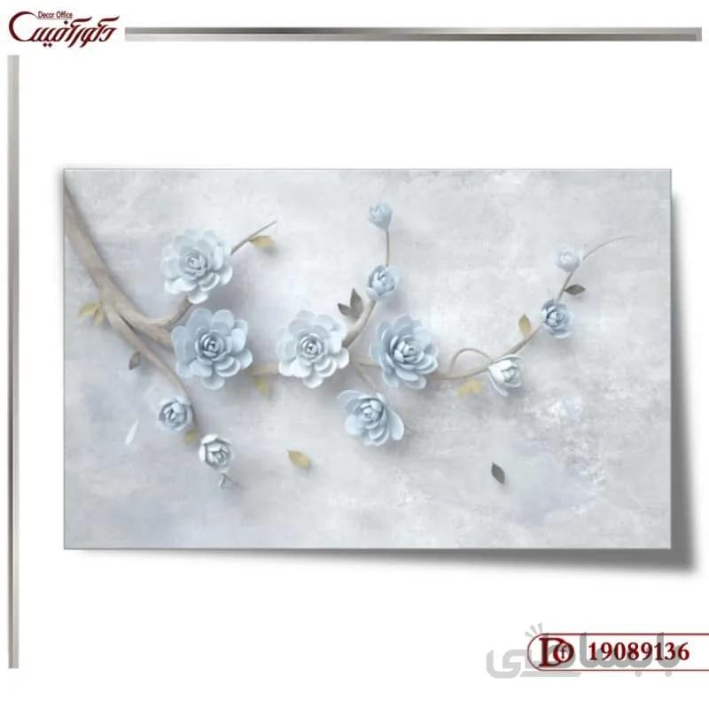 کاغذ دیواری سه بعدی گل 9136 ا 3D flower wallpaper 9136