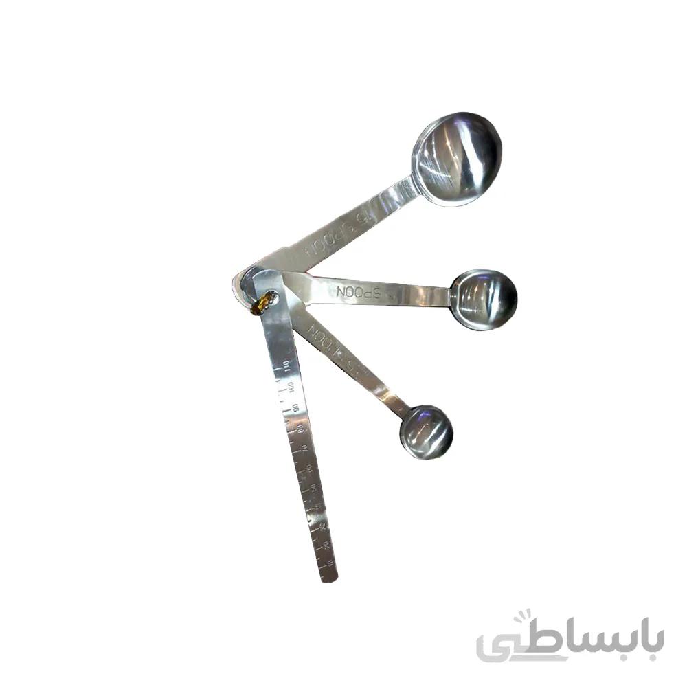 پیمانه 3 عددی استیل