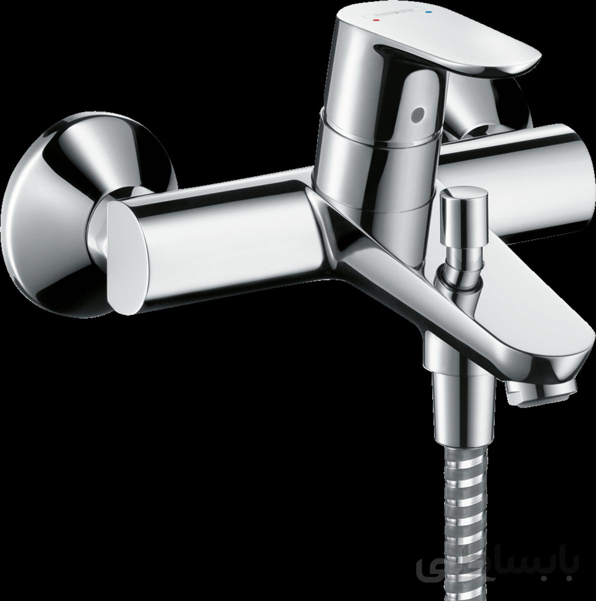 شیر حمام روکار هانس گروهه مدل Focus کد KH1009 ا Hansgrohe Focus Single lever bath mixer
