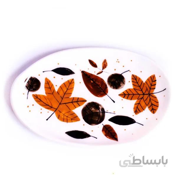 رولت خوری دستساز سرامیکی مدل برگریزان