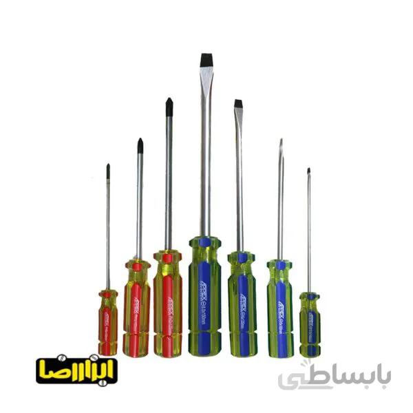 ست 7 عددی پیچ گوشتی اپکس مدل APX-1107