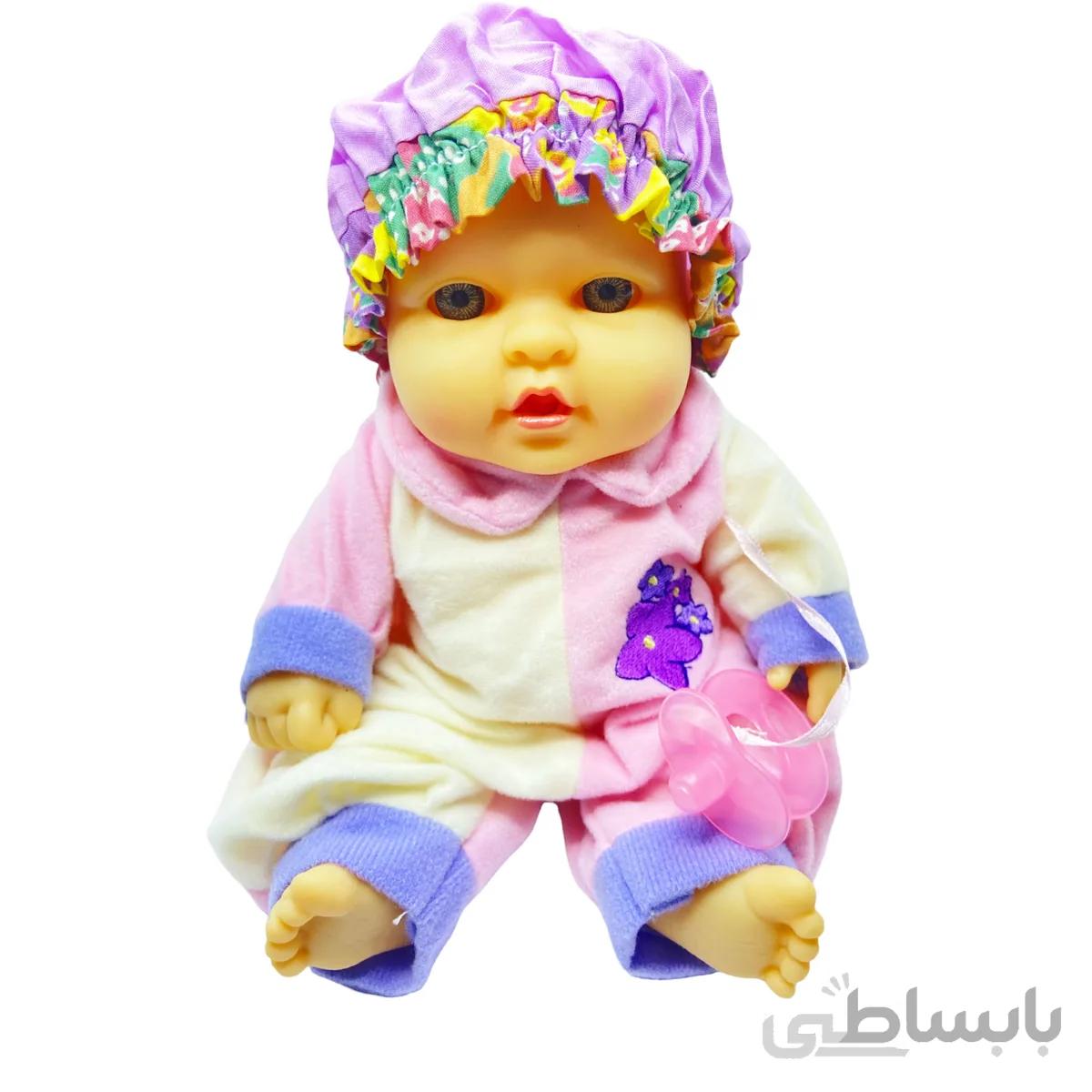 عروسک طرح نوزاد کد 5063 ارتفاع 23 سانتی متر
