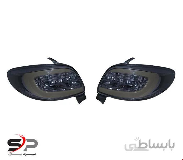 چراغ خطر پژو 207 طرح تمام دودی