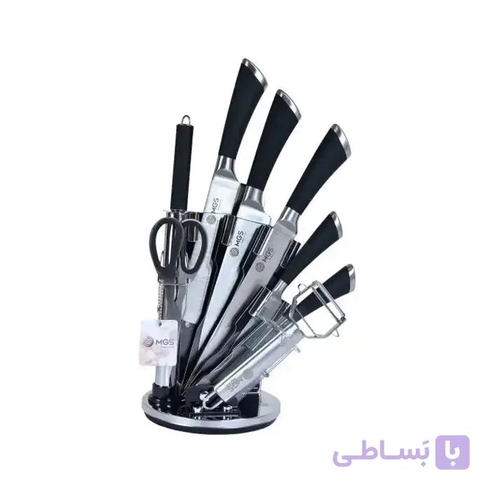 سرویس چاقو اشپزخانه 9 پارچه ام جی اس KS9013B