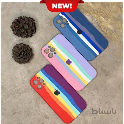 قاب سیلیکونی زیر بسته مدل رنگین کمان