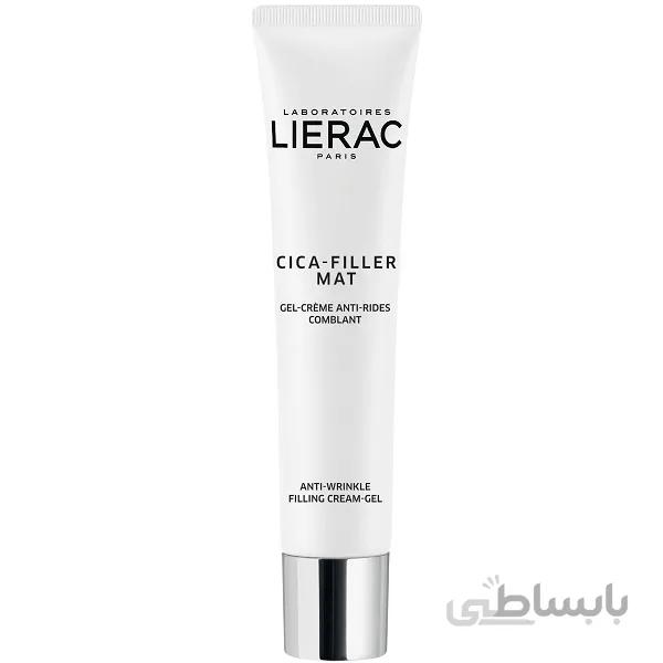 ژل کرم لیراک Lierac مدل سیکا فیلر مات Cica Filler Mat حجم ۴۰ میل| ضدچروک قوی و پرکننده خطوط پوست
