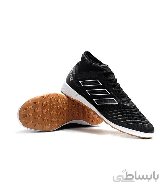 کفش فوتسال آدیداس پردیتور کپی Adidas Predator Tango 18.3 IC Black White
