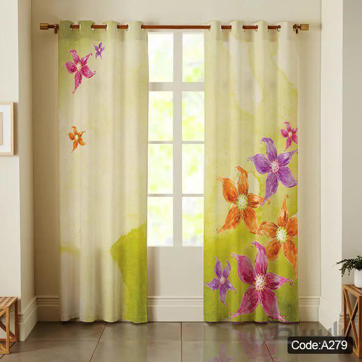 پرده پانچی چاپی کد A279