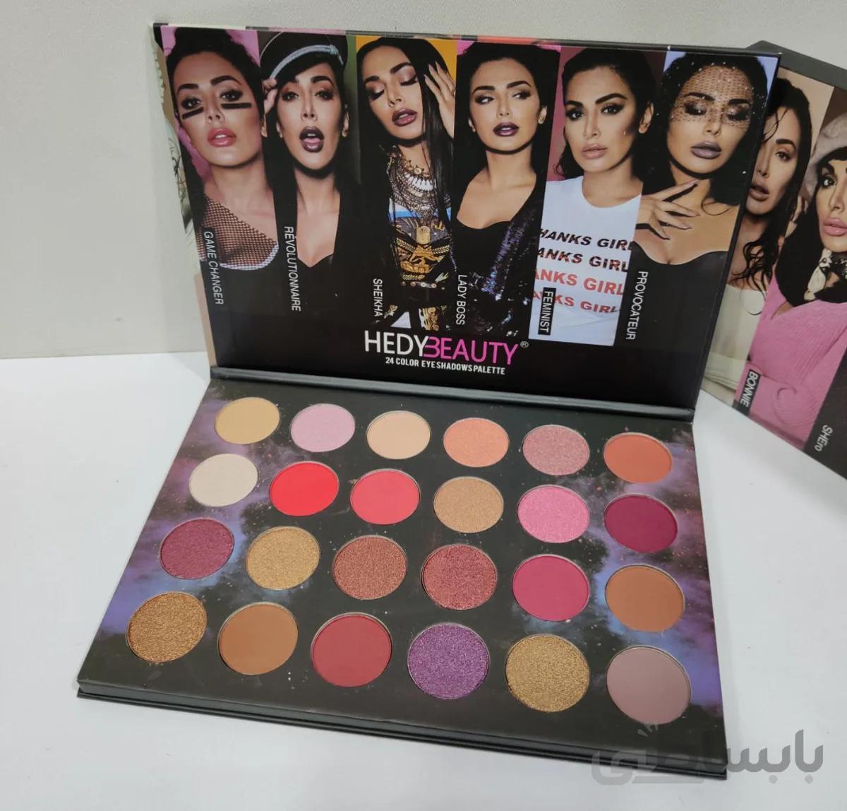 پالت سایه 24 رنگ هدی بیوتی hedybeauty