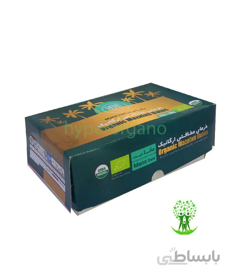 خرما مضافتی ارگانیک 650 گرمی مانادیت