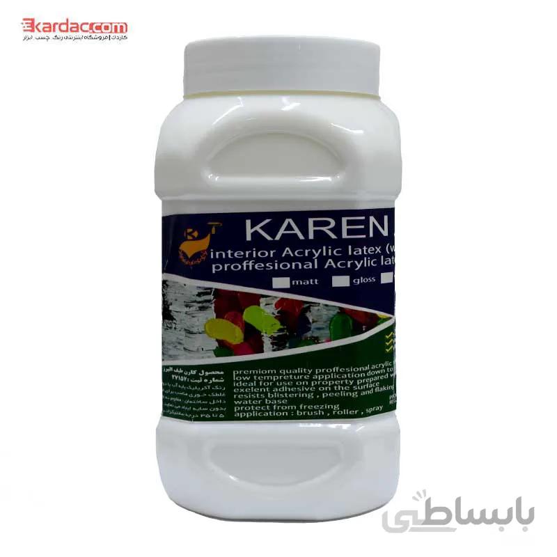 ورنی اکریلیک ( وارنیش پایه آب ) کارن 1 کیلویی