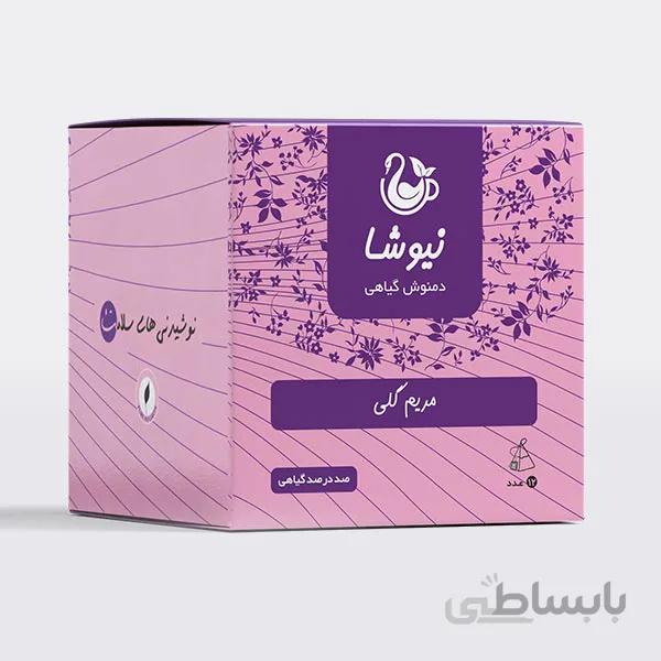 دمنوش خالص مریم گلی مثلثی نیوشا (12 عددی)