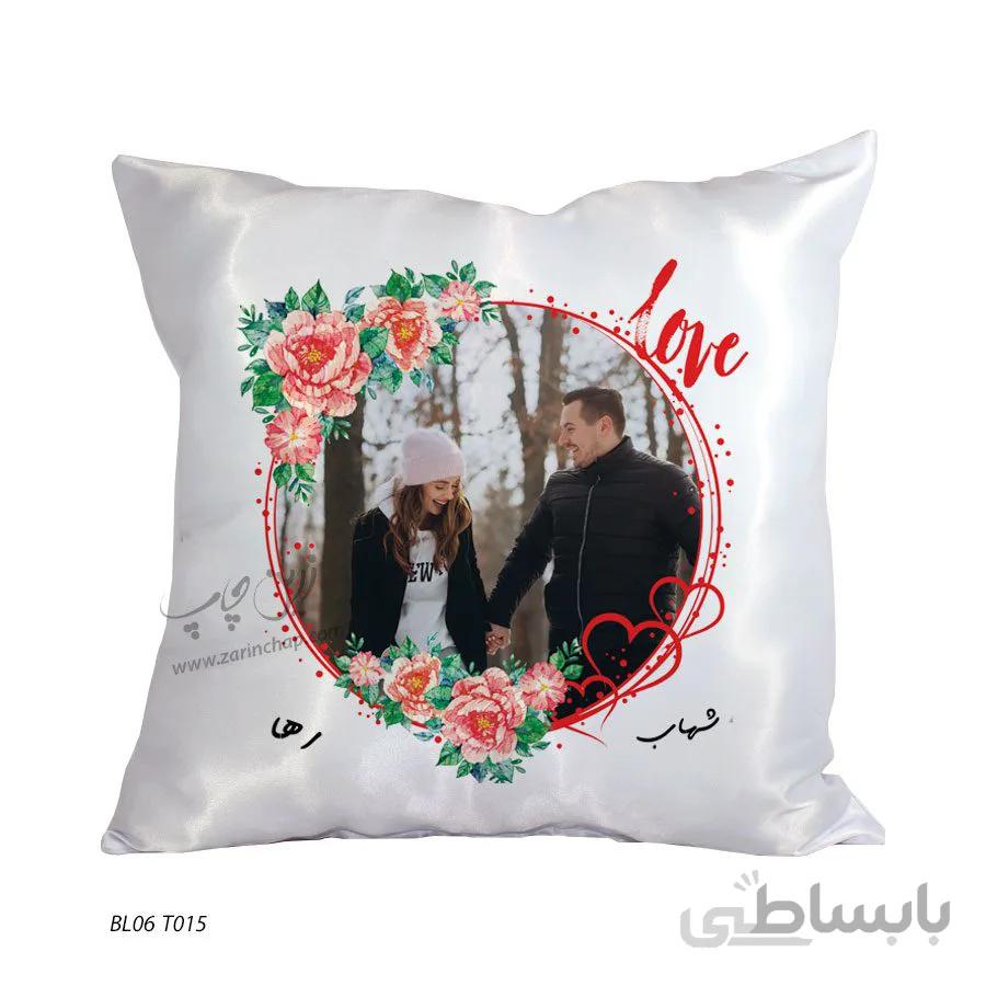 بالشتک ۳۵x۳۵ طرح ولنتاین مدل BL06T015