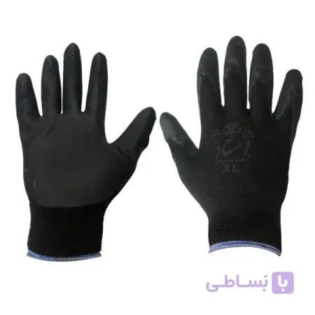 دستکش ایمنی کف مواد استاد کار بسته ۱۲ جفتی