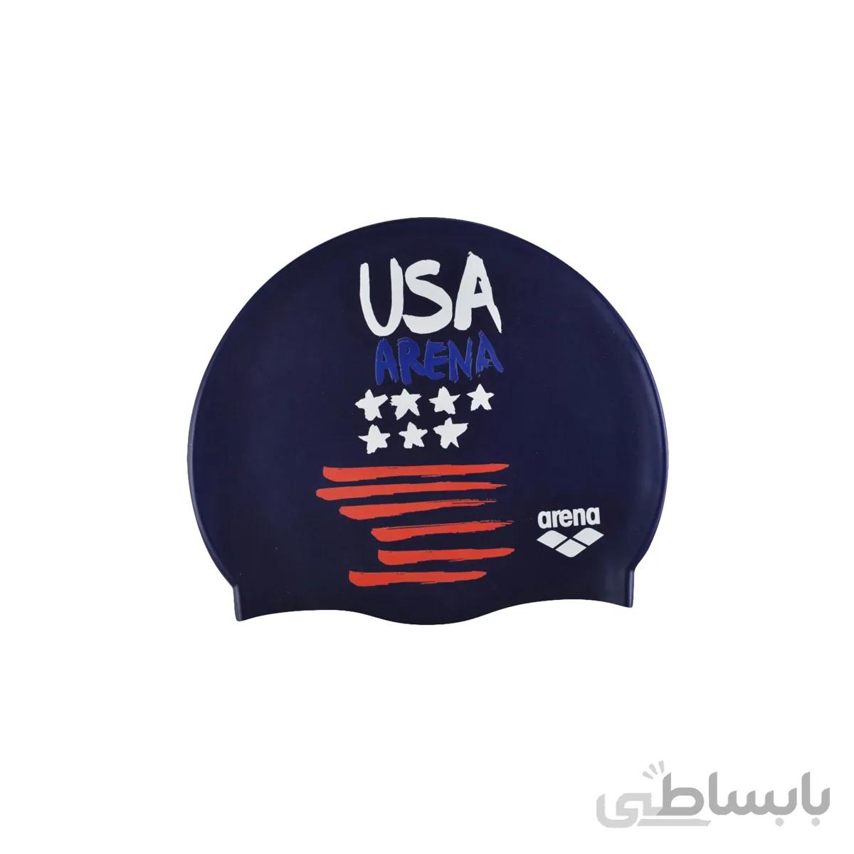 کلاه شنای ارنا مدل FLAGS SILICONE آمریکا ا new collection