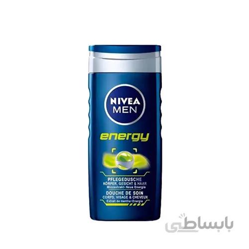 شامپو سر و بدن نیوآ مدل انرژی Nivea Energy مردانه 250 میلی لیتر