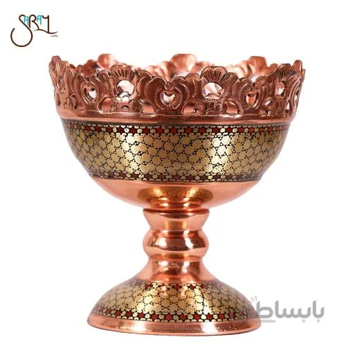 آجیل خوری 11 مس و خاتم مدل 0804