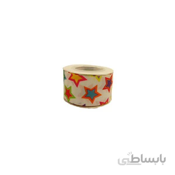 روبان گروگن 4 سانت طرح دار متری کد 3104G