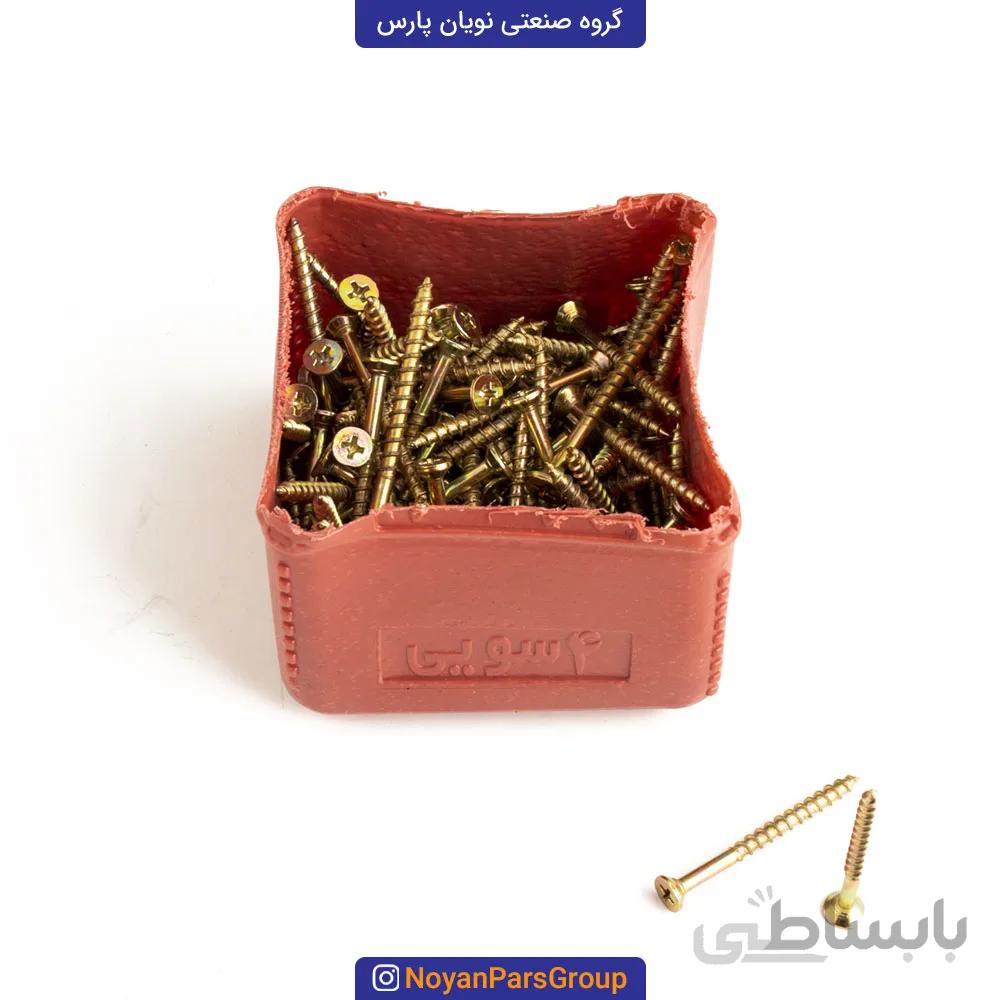 پیچ چوب 4 سو 1.4 در 7 (3سانت) بسته 144 عددی نویان پارس