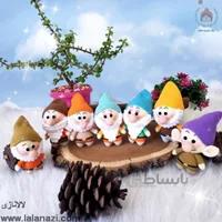 ست عروسک بافتنی هفت کوتوله ( کد 60297 )