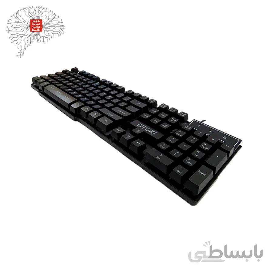 کیبورد سیم دار EFFORT مدل EF-G5100 ا EFFORT wired keyboard model EF-G5100