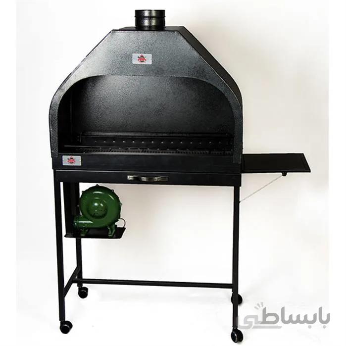 کباب پز ذغالی حسینی مدل ساینا ا ابعاد : 40 × 90 سانتی متر
