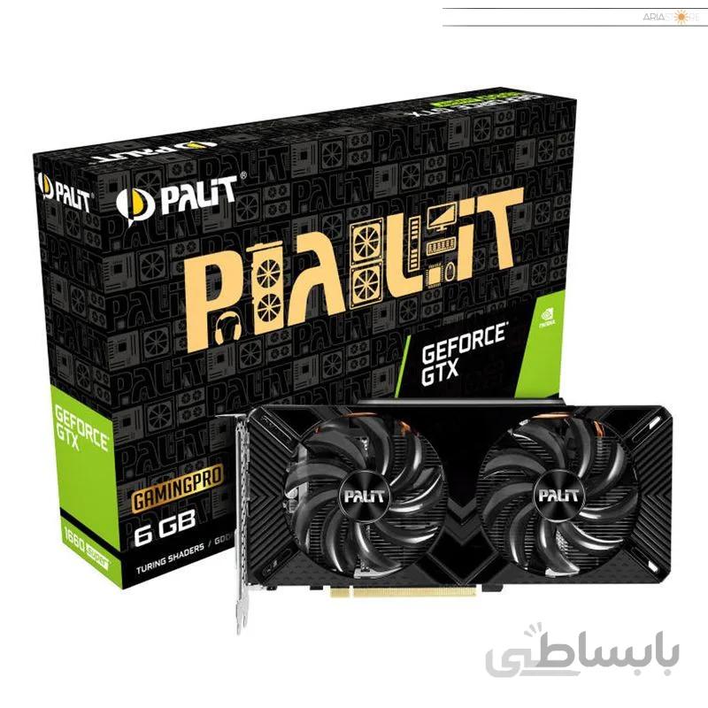 کارت گرافیک پلیت مدل GeForce GTX 1660 SUPER GP ا Palit GeForce GTX 1660 SUPER GP 6GB GDDR6 Graphic Card