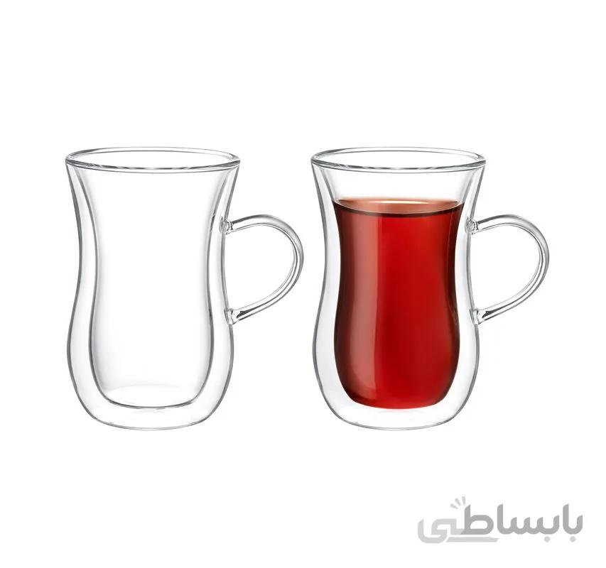 استکان چای خوری دو جداره Benito مادام کوکو