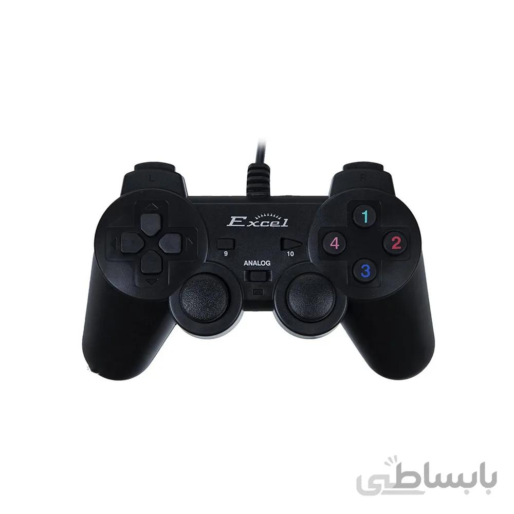 دسته بازی شوک دار اکسل مدل X-109 ا Excel X-109 Gamepad