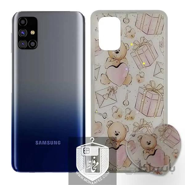 قاب فانتزی پاپ سوکت دار سامسونگ Galaxy M31s طرح قلب کد SA510C