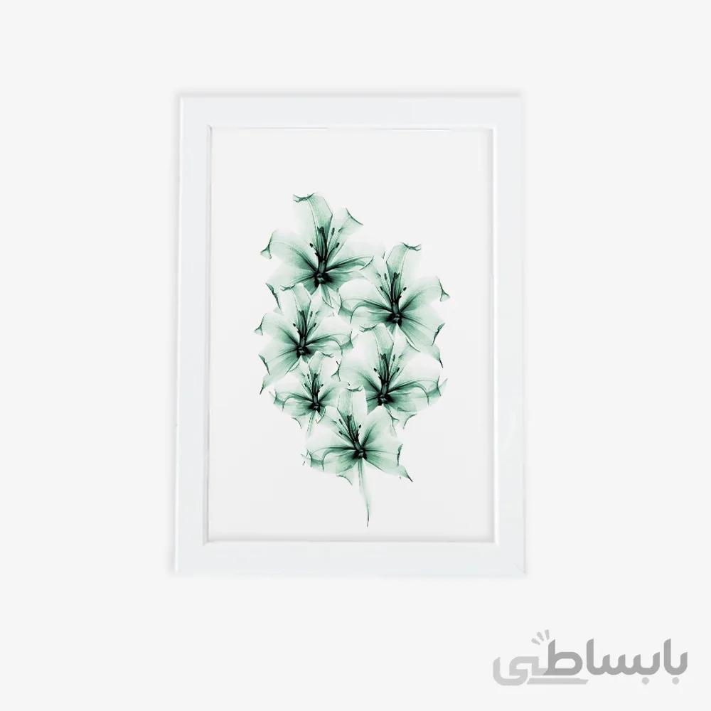 تابلو مدرن گل ابریشمی