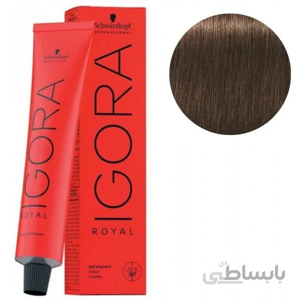 رنگ مو ایگورا (igora)قهوه ای روش شکلاتی طلایی شماره 5.65