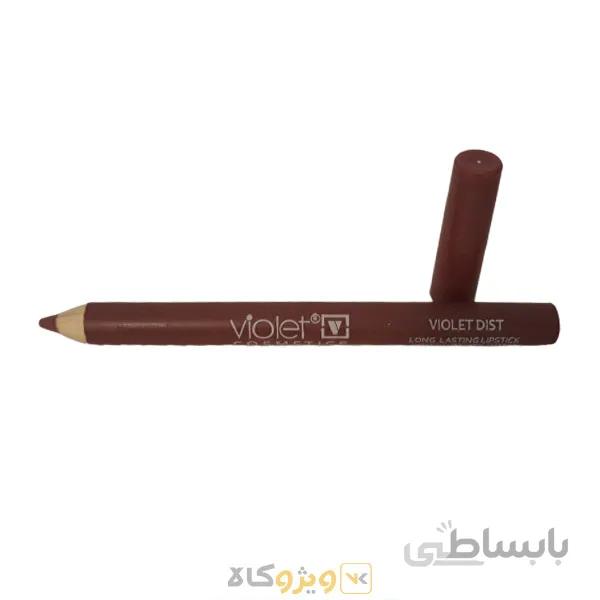 رژ لب مدادی 24 ساعته ویولت گلبهی تیره