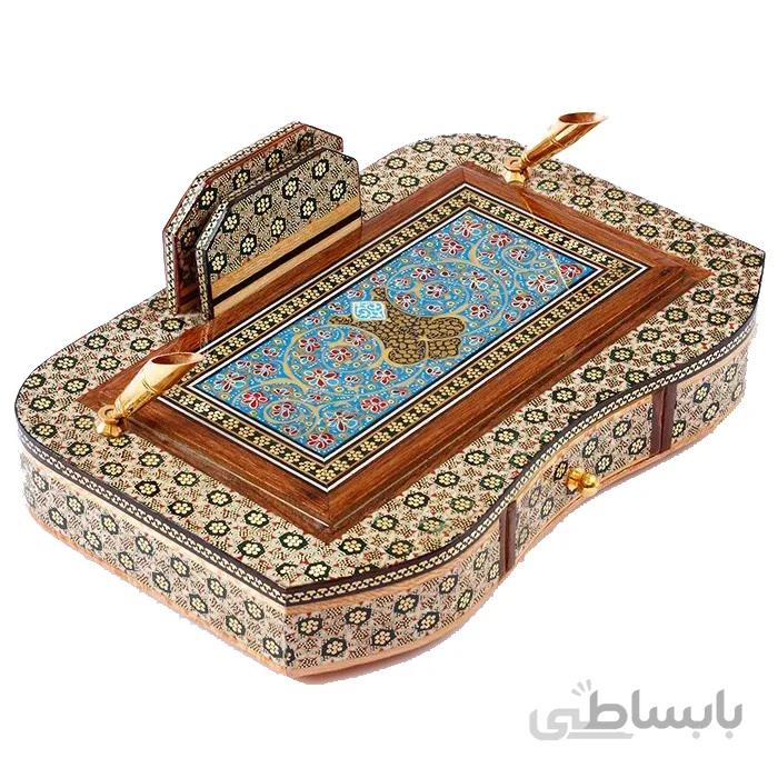 جا قلمی خاتم کاری اصفهان کد 91