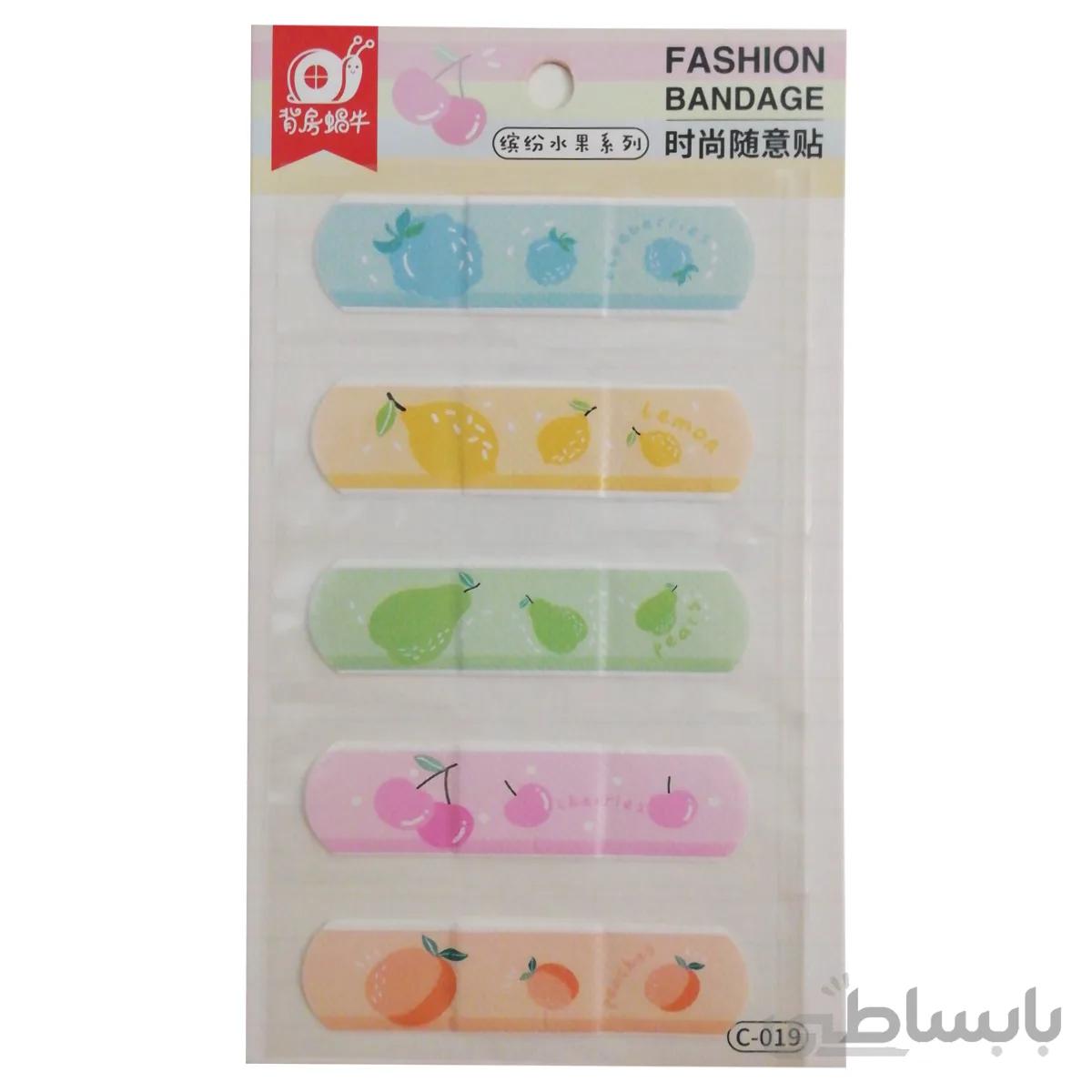 چسب زخم طرح میوه کد C-019 بسته 5 عددی