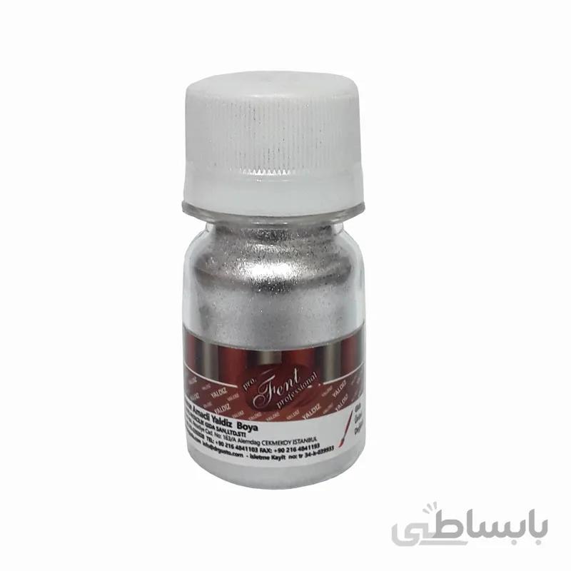 رنگ پودری نقره ای فونت