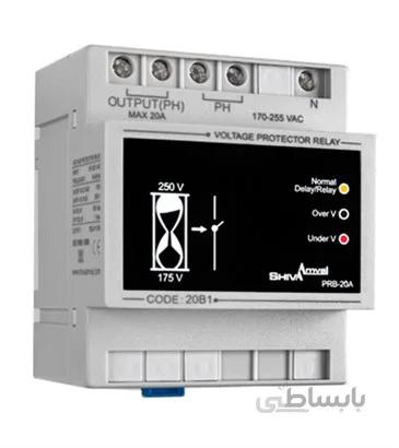 محافظ ولتاژ 20 آمپر شیوا امواج مدل 20B1 ا VOLTAGE PROTECTOR RELAY 20A SHIVA AMVAJ