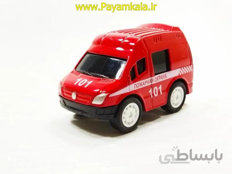 اسباب بازی ماشین ون فانتزی آتش نشانی 05-(1300A-21B) قرمز