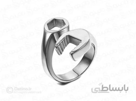 انگشتر مردانه طرح آچار 13811